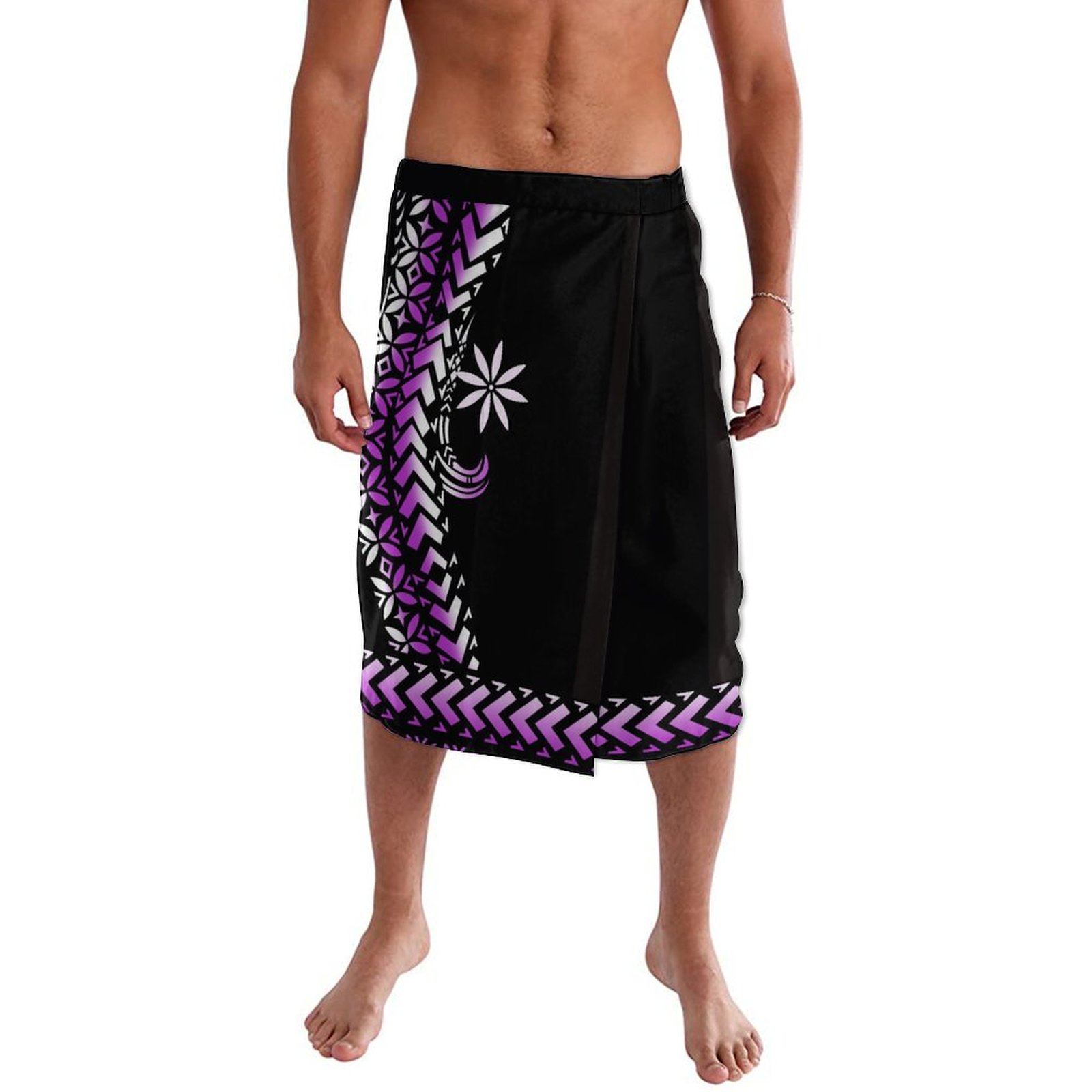 เดรสพิมพ์ลายสไตล์โปลินเนียออกแ - Sarong Men Wrap บทวิจารณ์และราคา