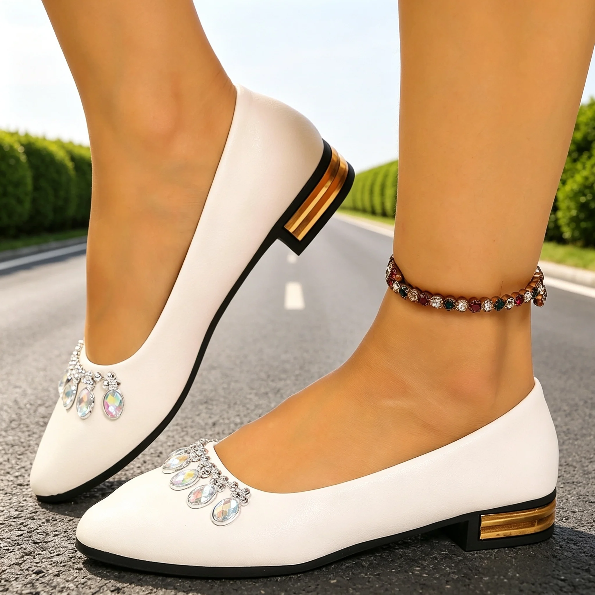 รองเท้าส้นแบนสำหรับผู้หญิง หัว - Espadrille Slip On บทวิจารณ์และราคา