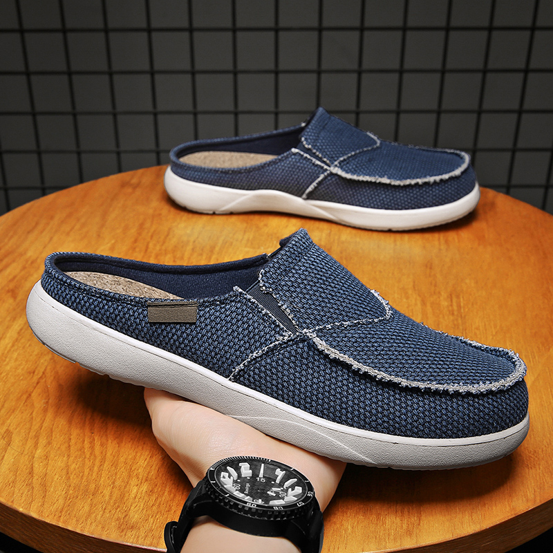 รองเท้าผ้าใบแบบสวมครึ่งเท้าสำห - Espadrille Slip On บทวิจารณ์และราคา